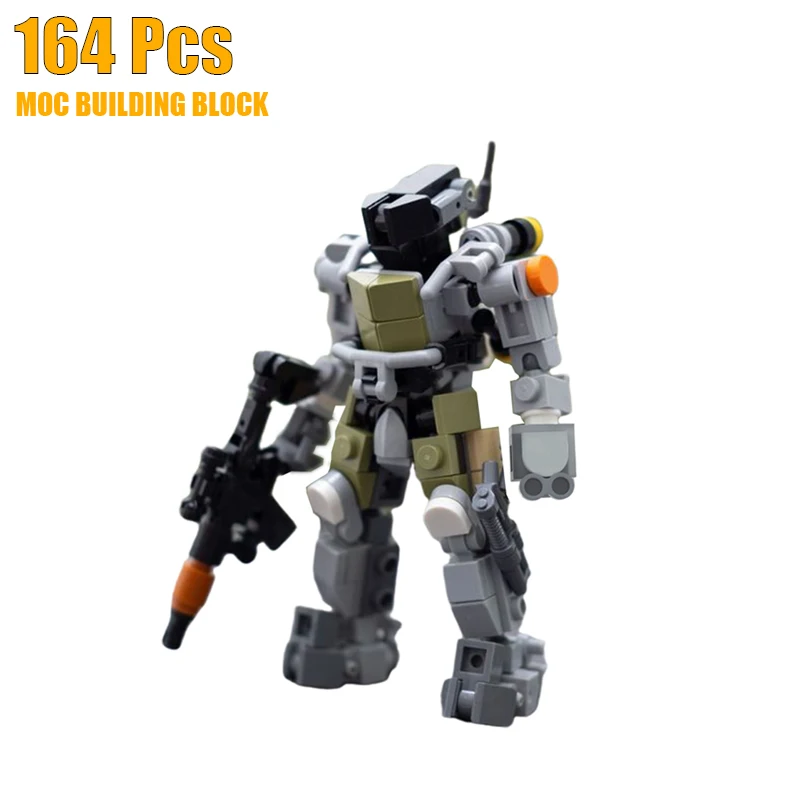 Экшн-фигурка галогенного мастера модель Mecha MOC набор строительных блоков кирпичи