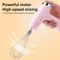 electric hand mixer food chopper 2 in 1 cordless handheld 5 speed multifunctional blender egg cream frother beater herb grinder