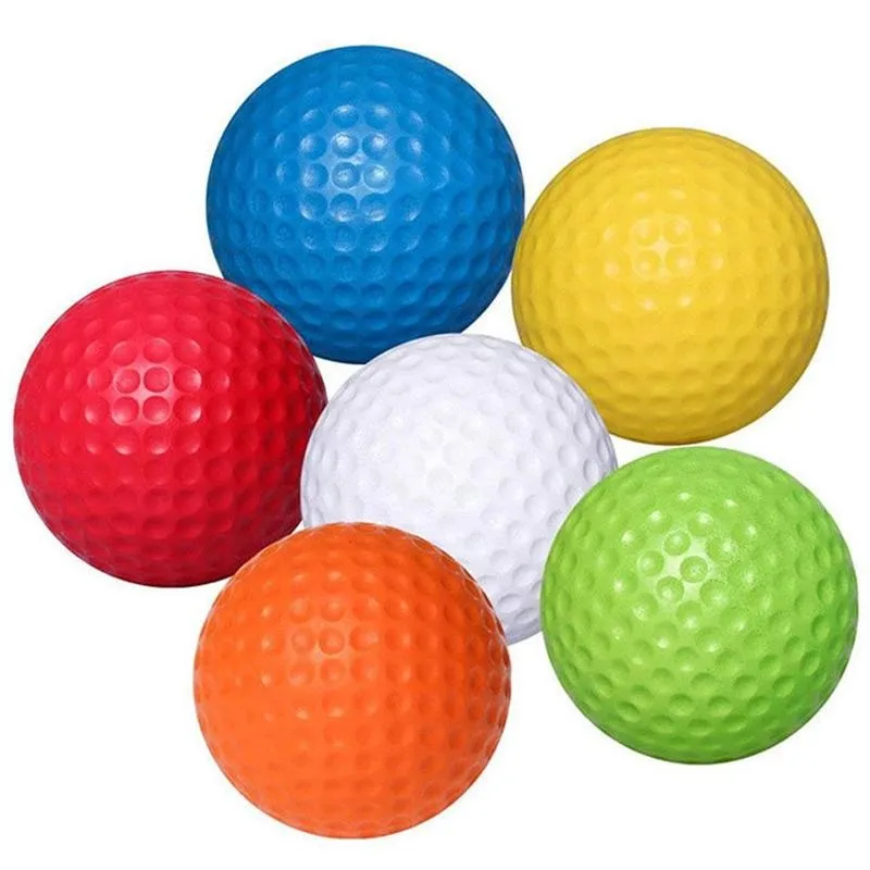 Pu Soft Balls Indoor Practice Ball Sport Exercise Golf Sponge Room Foam Balls Outdoor Golf Ball