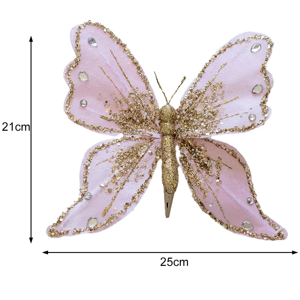 Украшение в виде бабочки с зажимом 21X25 см