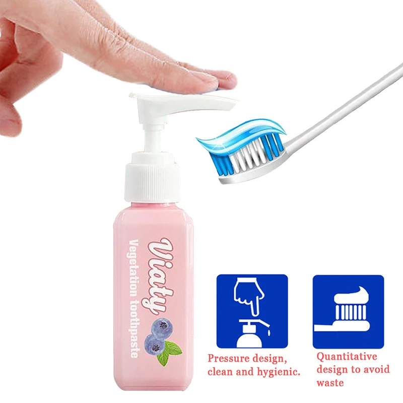 

30ml/100ml Pressing Mousse Toothpaste Baking Soda Stain Remove Whitening Fight Bleeding Gums Fresh Oral Hygiene Toothpaste