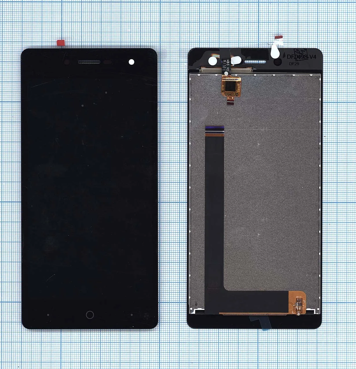 Модуль (матрица + тачскрин) для ZTE Blade L7 черный |