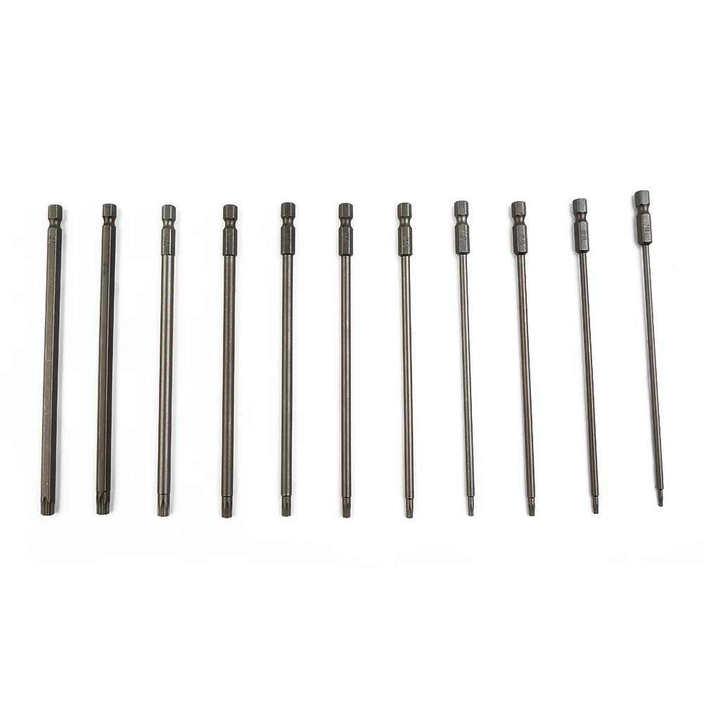 

Durable Practical Screwdriver Bit Pack Screwdriver Head Hex Shank Kit Long Magnetic Set Tool 1/4 Inch Tools 11 Piece