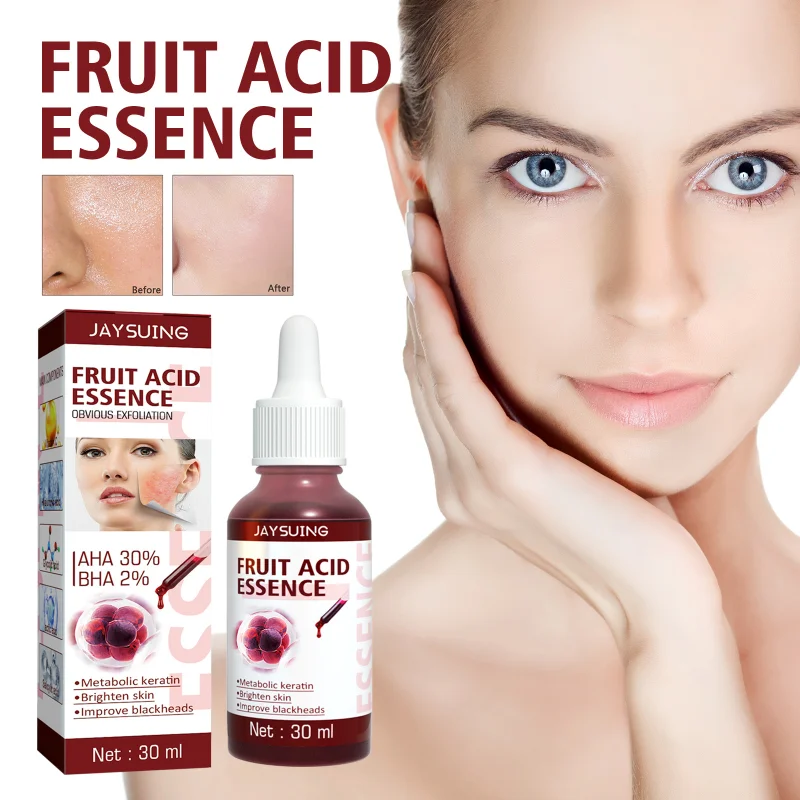 

Fruit Acid Stock Solution Cleans Pores, Softens Cutin, Removes Blackheads, Brightens Skin Color Repair Essence Fade Fine Lines