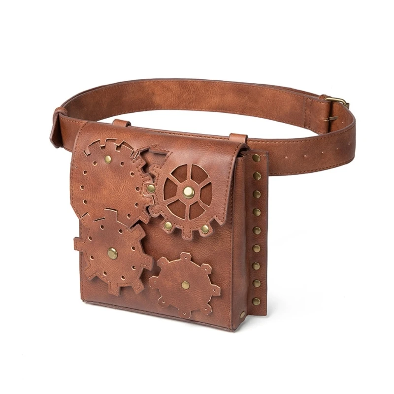 

Винтажная поясная сумка в готическом стиле ретро стимпанк, поясная сумка, поясная сумка, Кошелек Для Путешествий, Походов