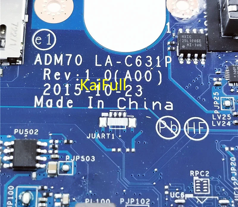 Материнская плата Aptop для Dell Latitude E5470 5470 с процессором i5-6200u DDR4 CN-0C0NC4 0C0NC4 LA-C631P 100%