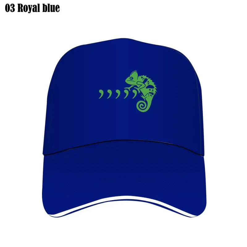 

Comma-Comma-Chameleon Mashup Funny Custom Hat All Sunscreens In Store Men Custom Hat