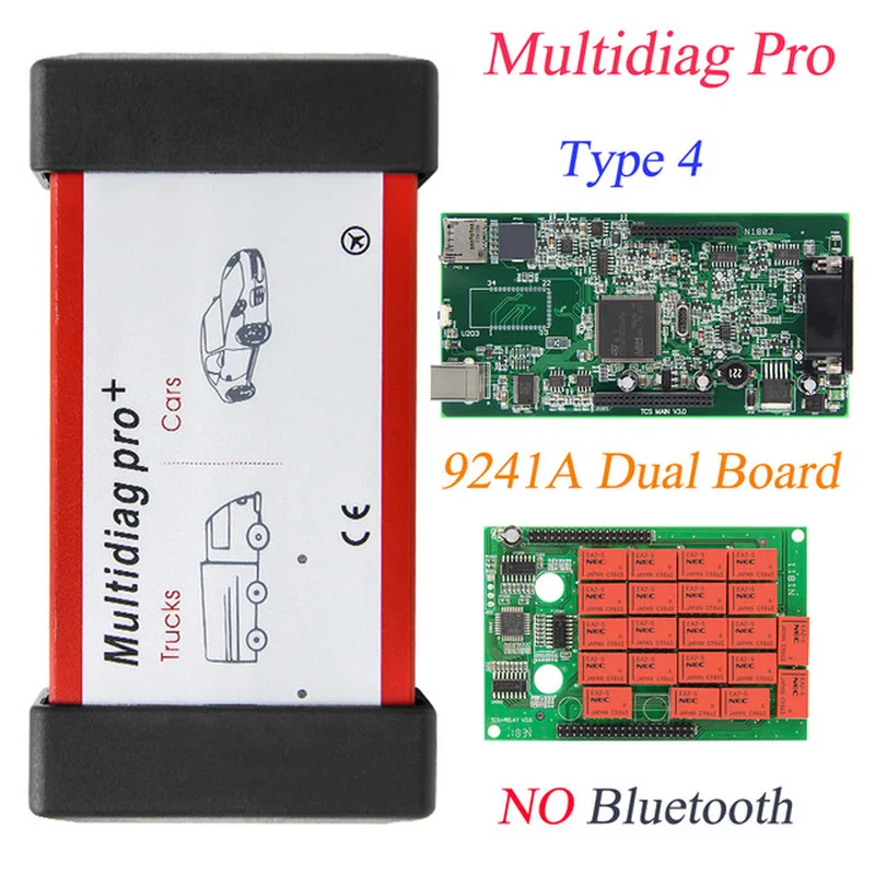 Диагностический прибор Multidiag pro устройство чтения кодов OBD2 bluetooth TCS PRO Plus R3 для