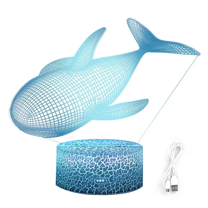 

Whale Night Light Environmental Protection Colorful Lights Compact And Portable Gifts For Children Gift For Boys Girls Room