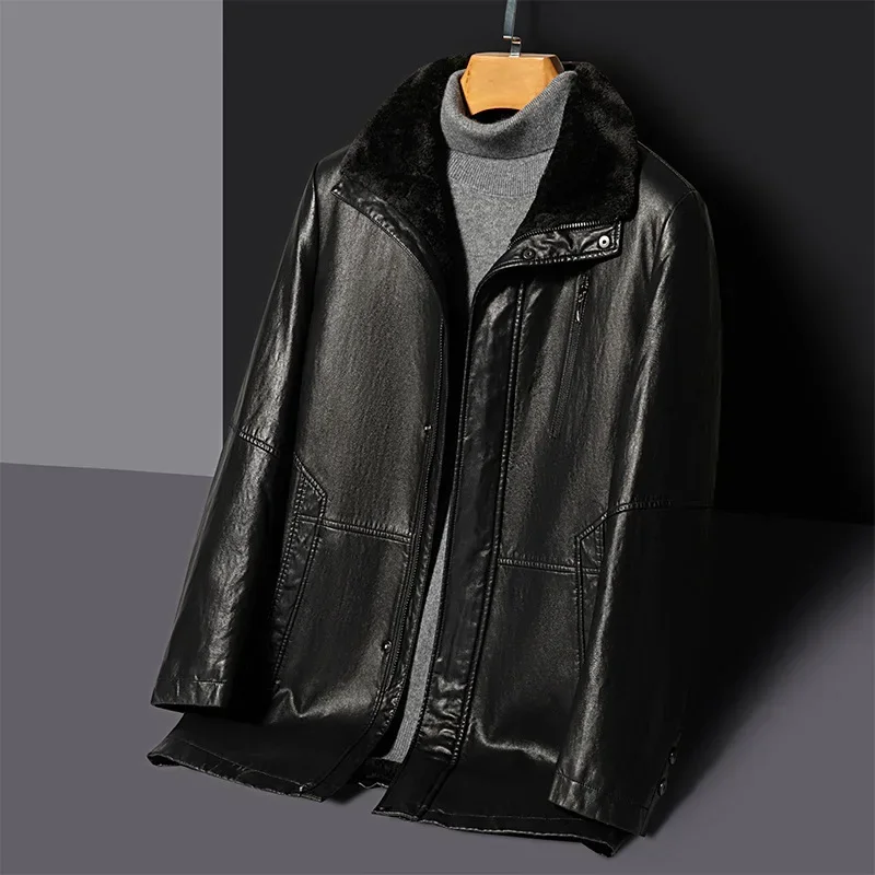 Новая зимняя мужская одежда из искусственного берберского флиса