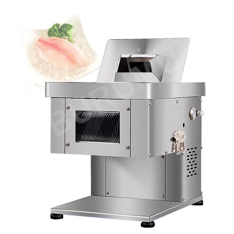 

Electric Meat Slicer Stainless Steel Slicer Wire Cutter Fully Automatic Meat Grinder Sliced Meat Dicing Machine
