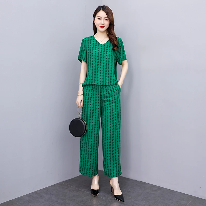 Женский брючный костюм повседневный комплект из 2 предметов элегантные