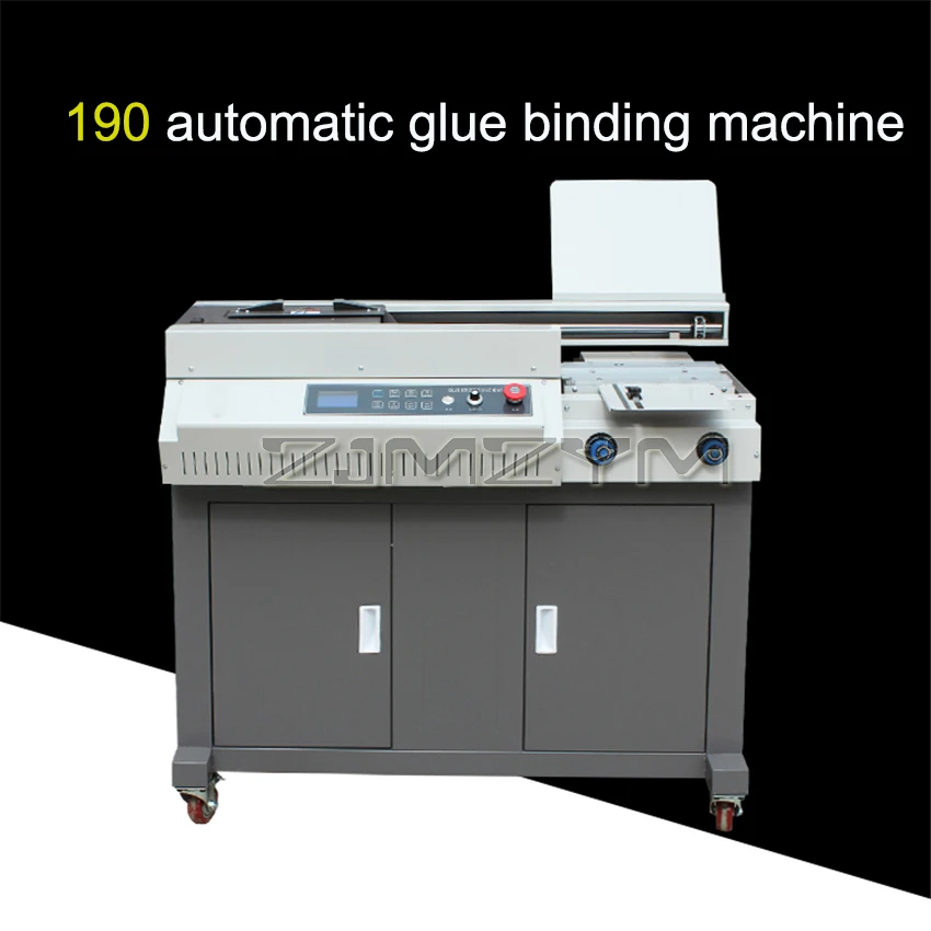 

190 Type A4 Book Automatic Binding Machine Electric Book Binder A4 Book Wireless Hot Melt Glue Binding Machine 220V 1000W 60mm