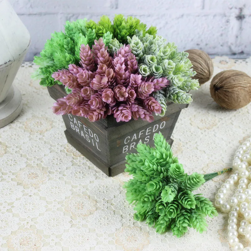 

Hand Held Pineapple Grass Pine Cone Imitation Flower Christmas Home Wall Decoration Bouquet Garland Matching Materials Manual