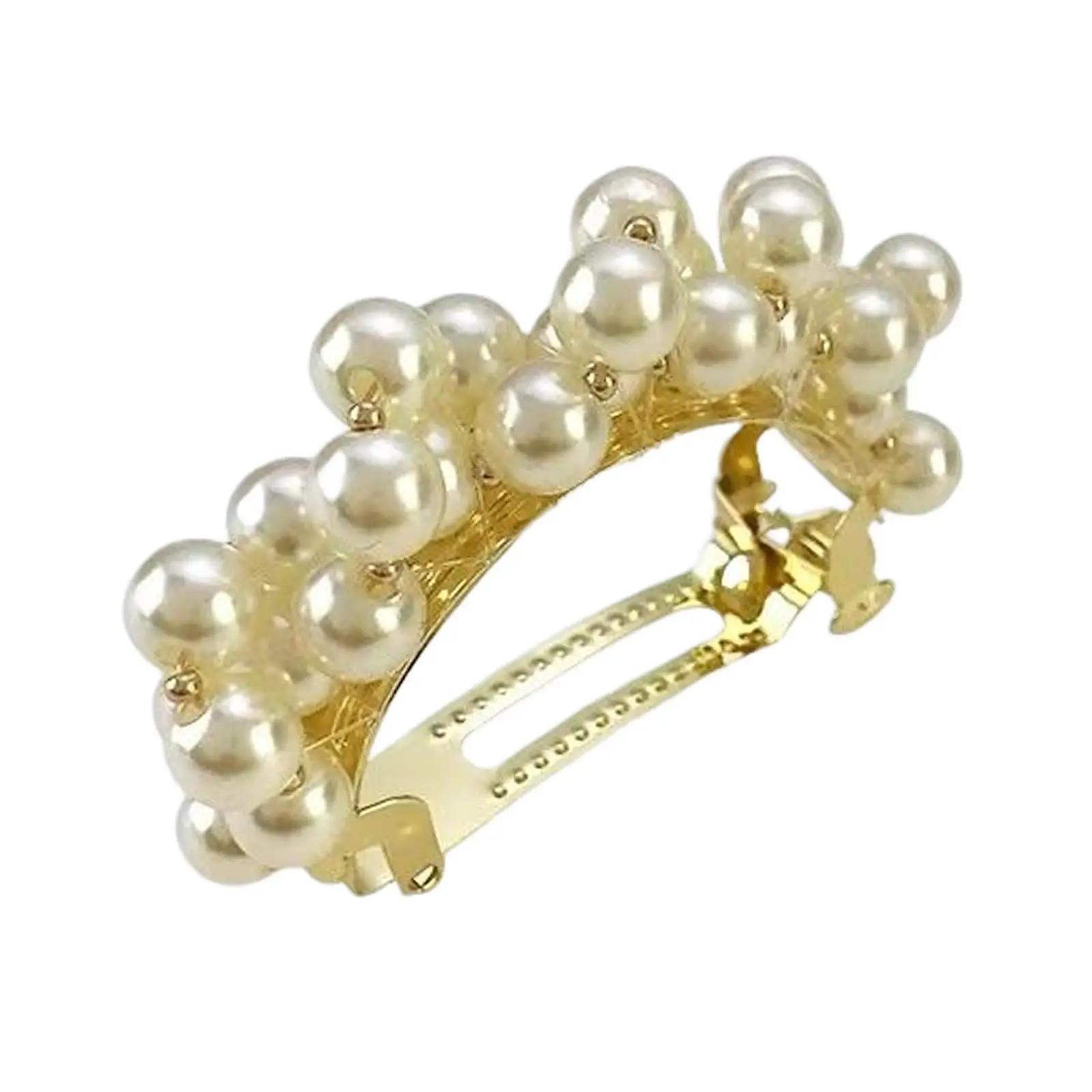 

Korean Imitation Pearl Hair Jaw Clip Hairdressing Accessory Decorative Hairclips for Women Non Slip Wedding Girls Girlfriend