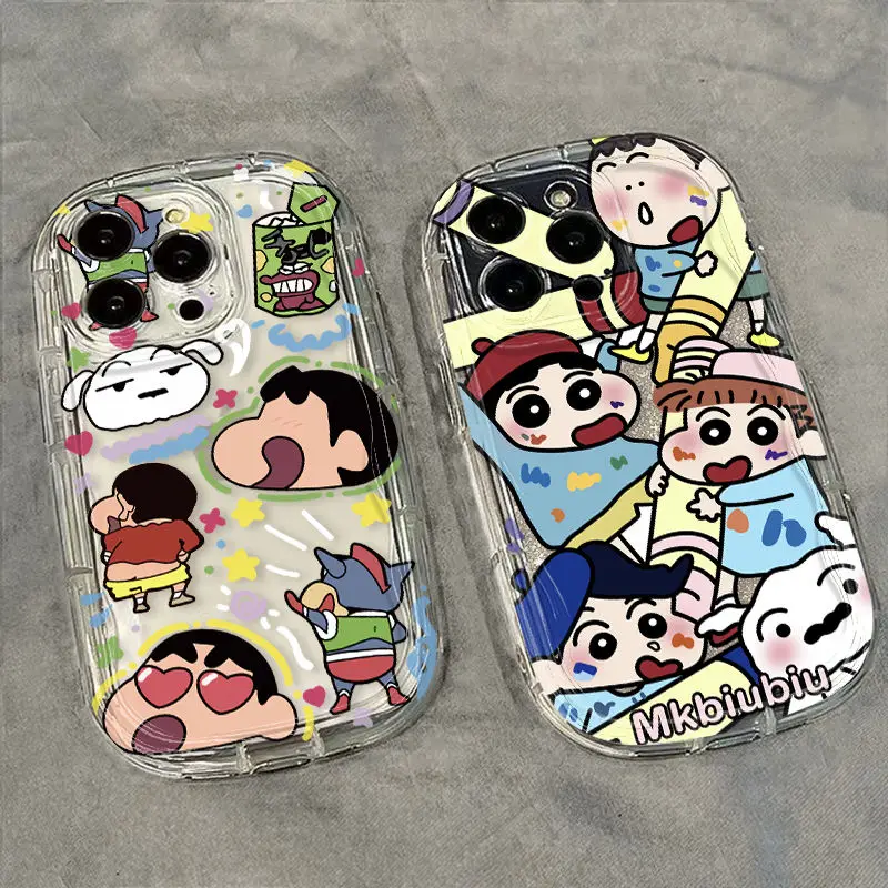 

Милые кавайные карандаши Shin-Chan плюшевые Мультяшные милые куклы с защитой от падения Iphone граффити Чехол аниме плюшевые игрушки для девочки подарок на день рождения