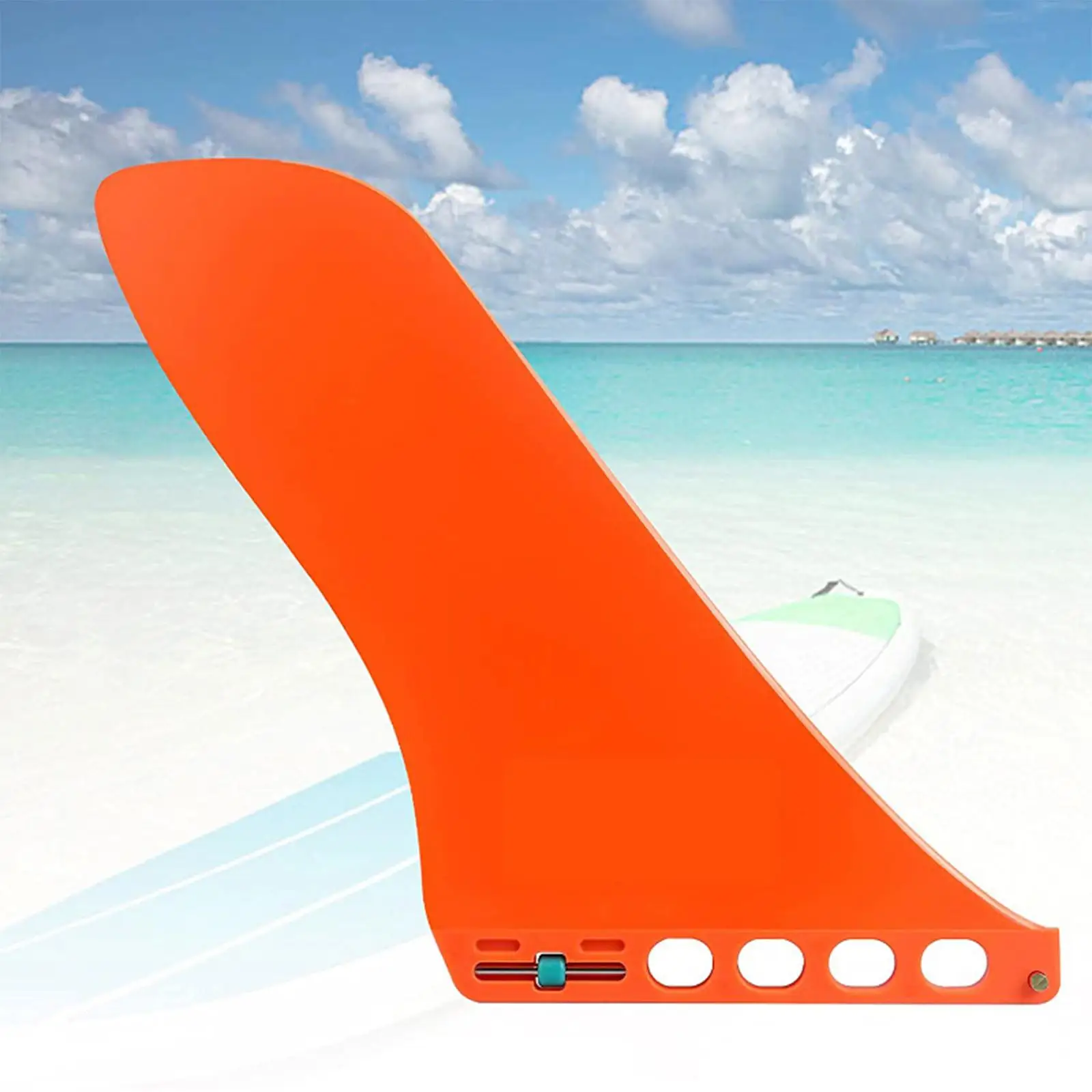 

9" Surfing Fin Surfing Surf Water Wave Fin Inflatable Paddle Board Surf Fin Single Center Fin for Long Board Soft Fin