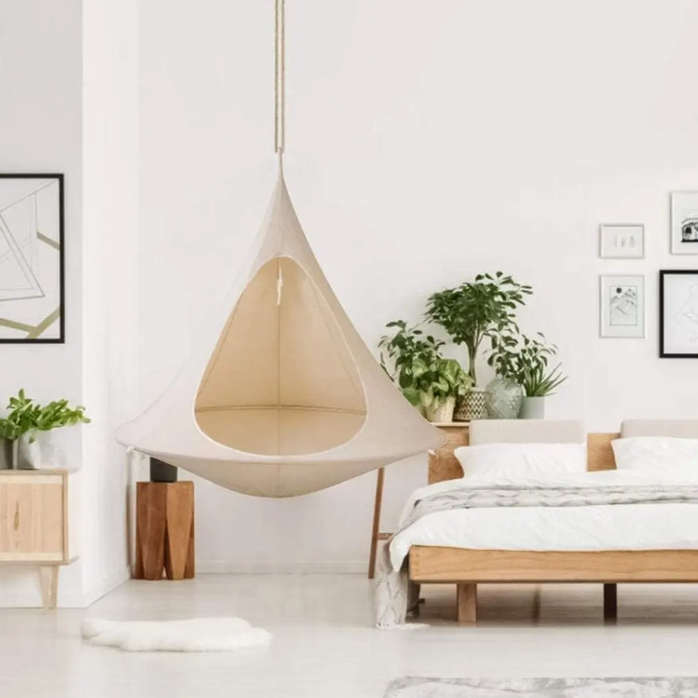 

Wholesale Outdoor Garden Camping Hammock Swing Chair Children Room Gym Fitness Teepee Tree Hamaca Tent Ceiling Hanging Sofa Bed