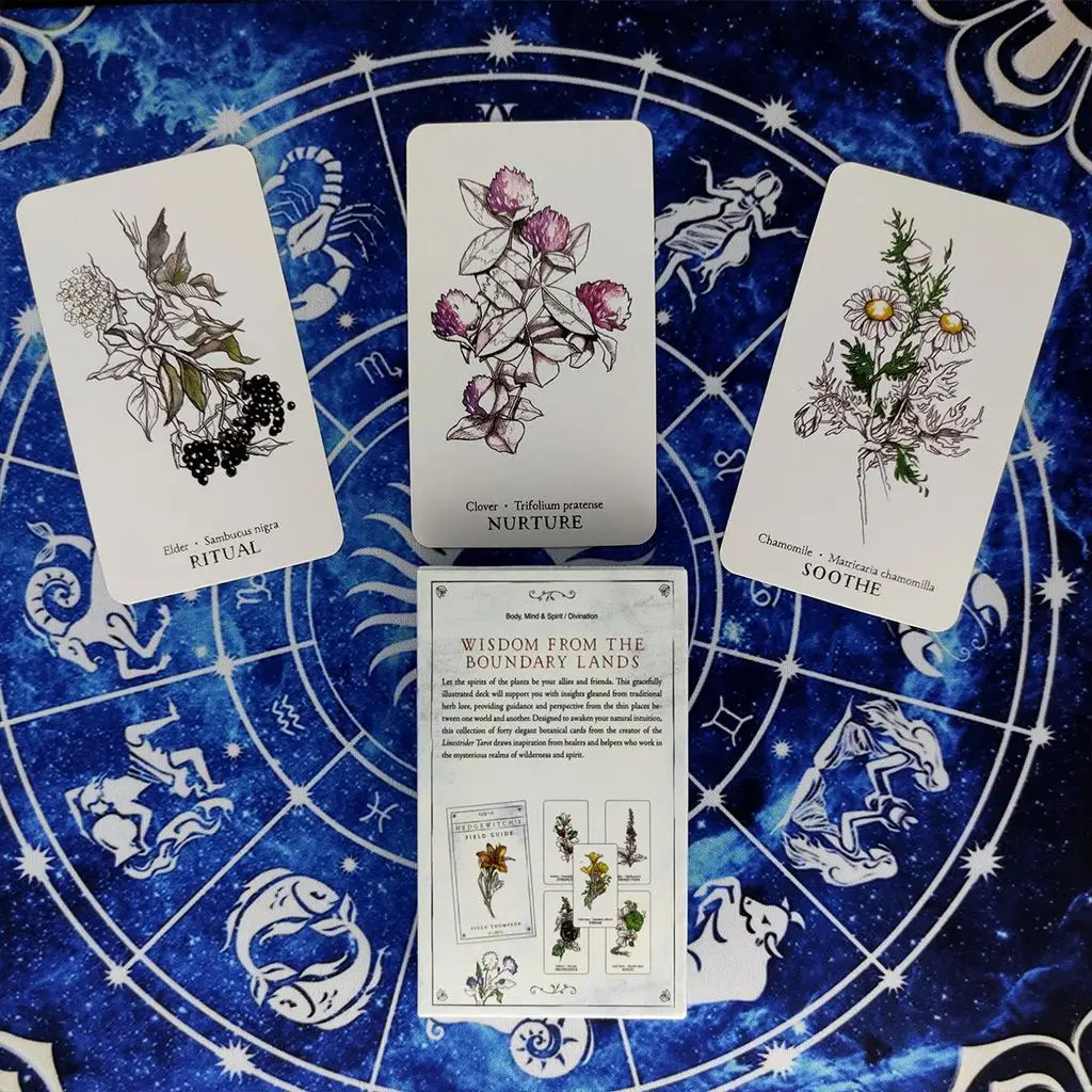 Карты Hedgewitch Botanical Oracle английская версия гадание карты Таро колода