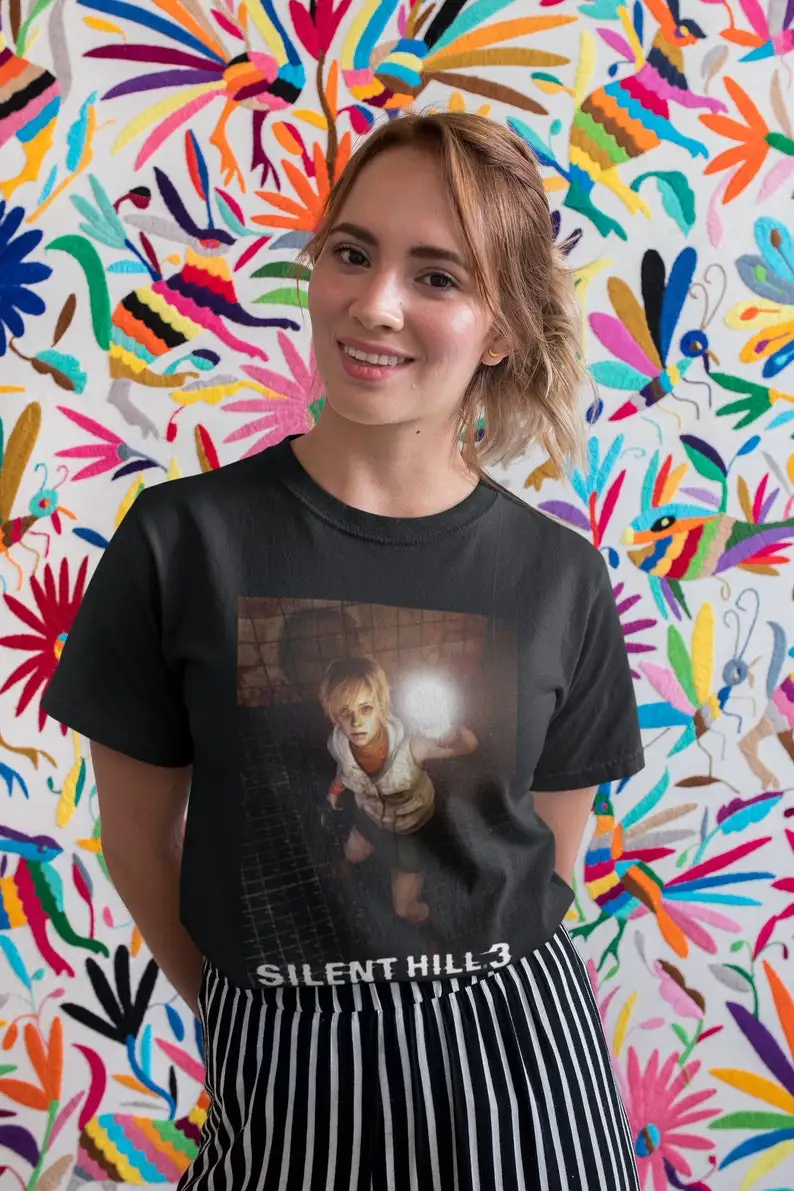 Heather Mason Silence Hill 3 футболка премиум-класса унисекс персонаж искусства Silent любители