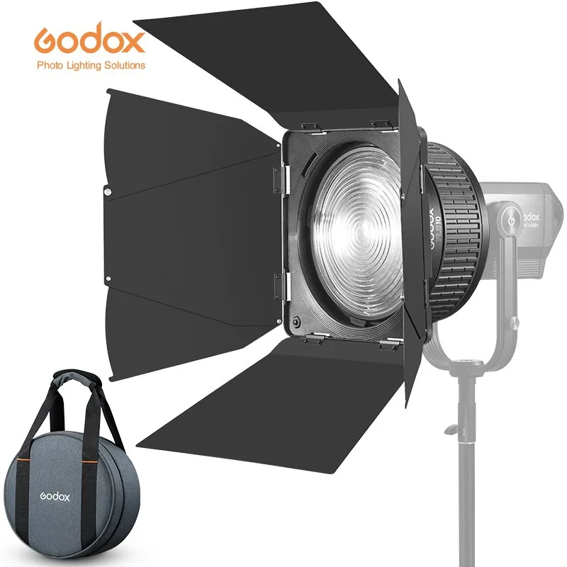 

Godox FLS8 LB-01 FLS10 LB-02 Fresnel Lens Bowens Mount светильник A многофункциональсветильник для Godox SL150II SL200II VL150 VL300