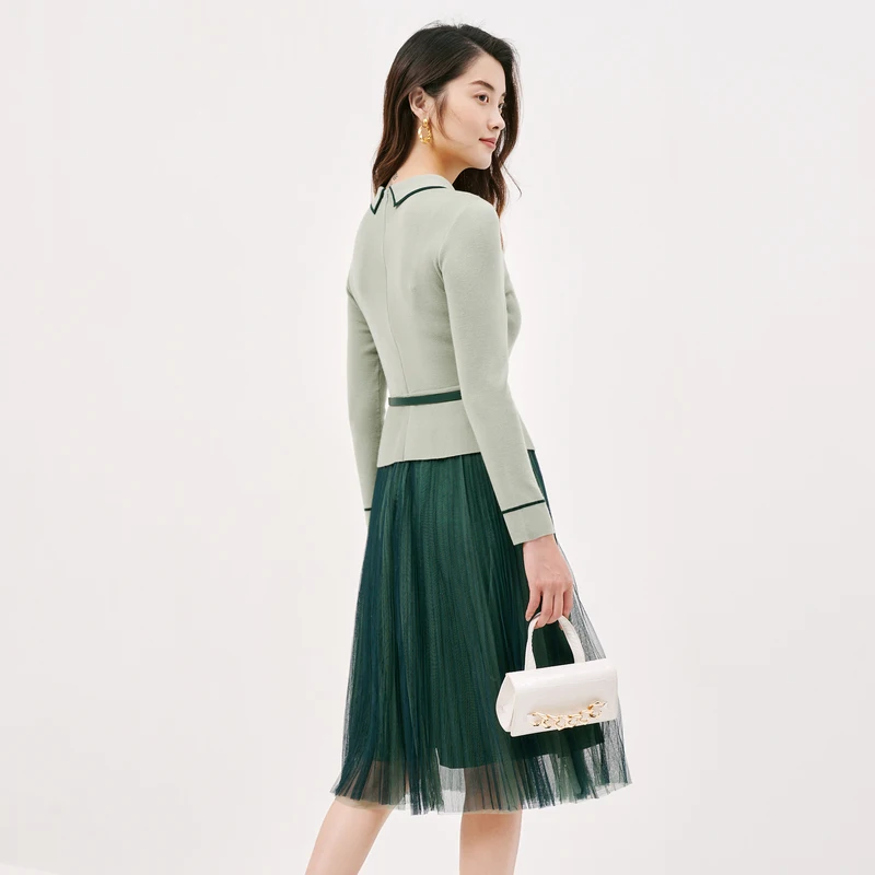 Миниатюрные магазины с длинными рукавами искусственные рубашки из двух