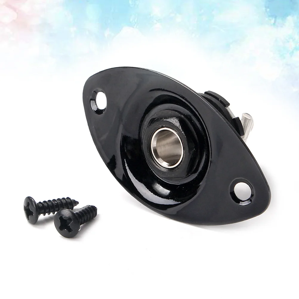 Внутренний 1/4-дюймовый овальный гитарный звукосниматель выходной вход разъем 635