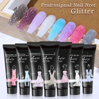 poly nail gel for extension nude color gel nail polish semi permanent glitter acrylic all for manicure uv gel poly polish gels