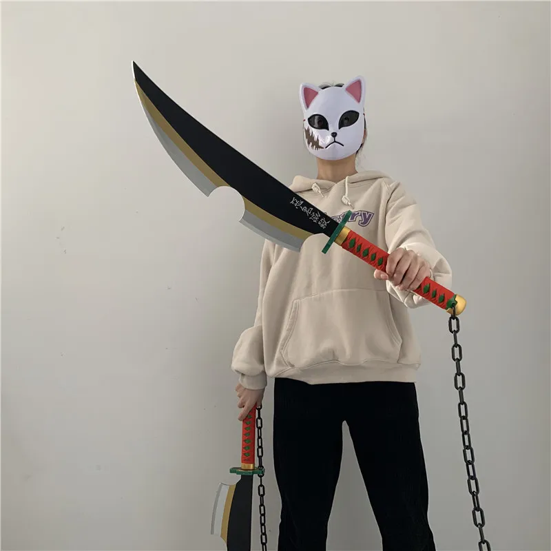 Нож ниндзя удзуй Тенген Двойной Клинок 80 см оружие аниме косплей 1:1 убийца