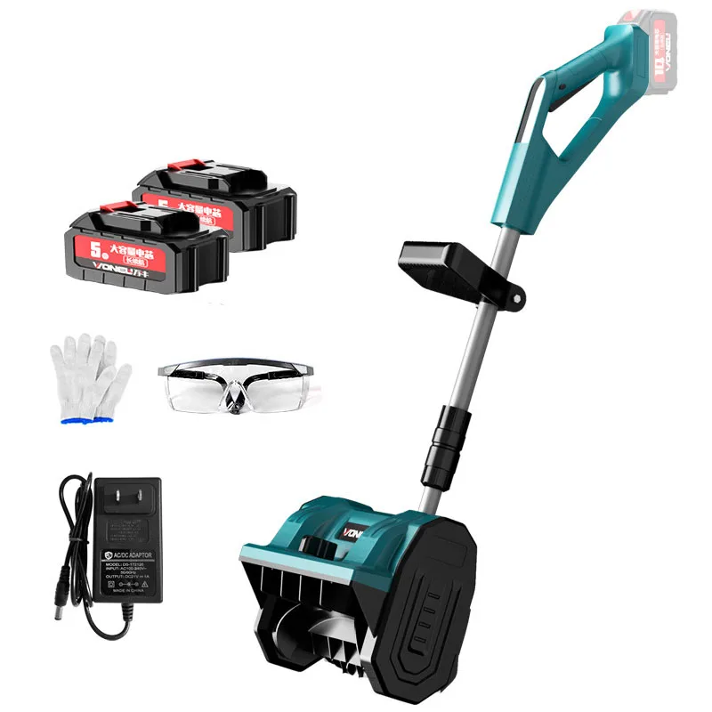 Подметальная машина для снега с литиевой батареей бытовая беспроводная складная