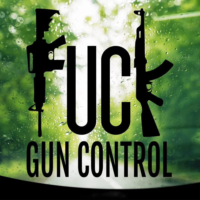 

Guns Car Sticker Reflective Body Window Bumper Sticker Waterproof Vinyl Decal Auto Accessories