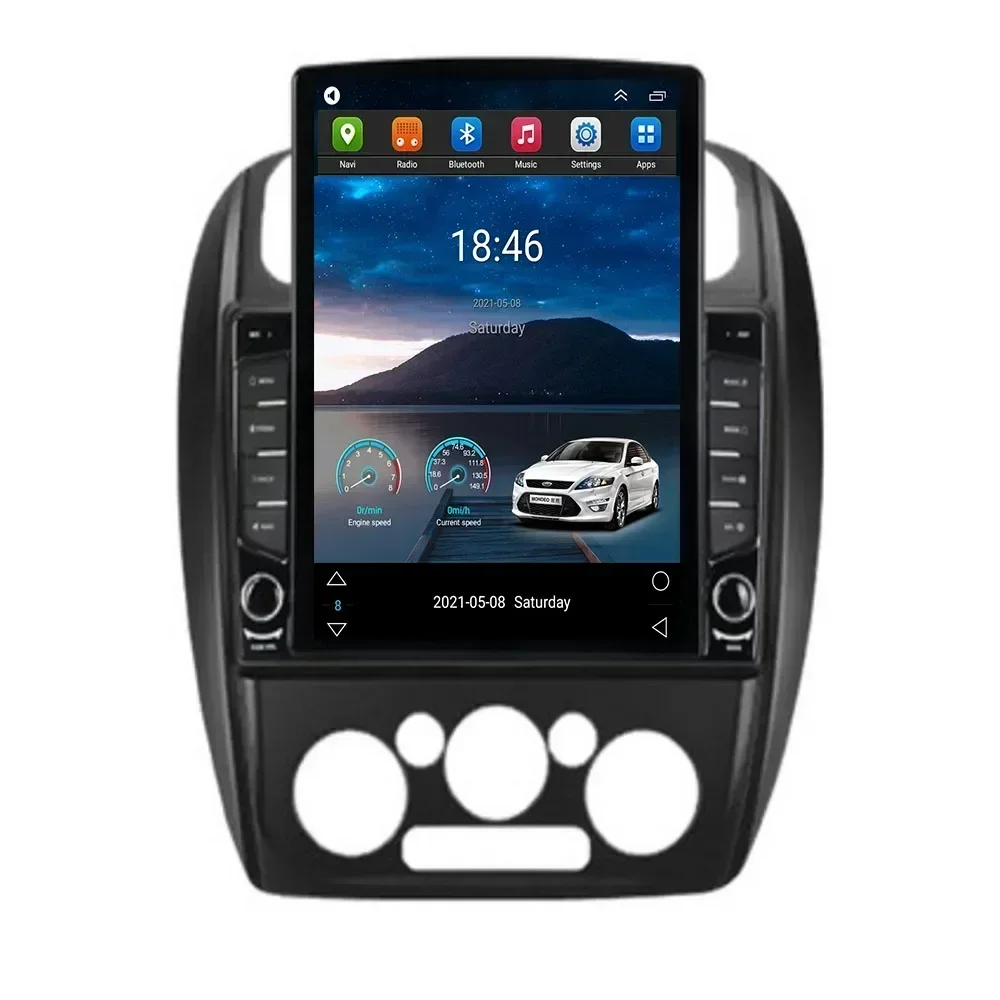 Автомобильный радиоприемник Tesla Style 2 Din Android 13 для Mazda 323 Haima Family Happin 04+