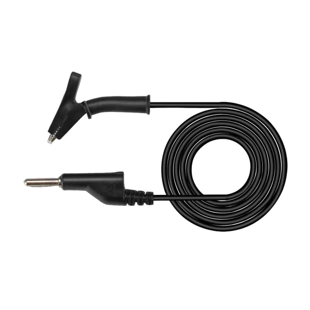 

1 м DC Банановый штекер мультиметр Напряжение Ток Тестер кабель питания с зажимом мягкий тест провода Обнаружение запасных частей аксессуар