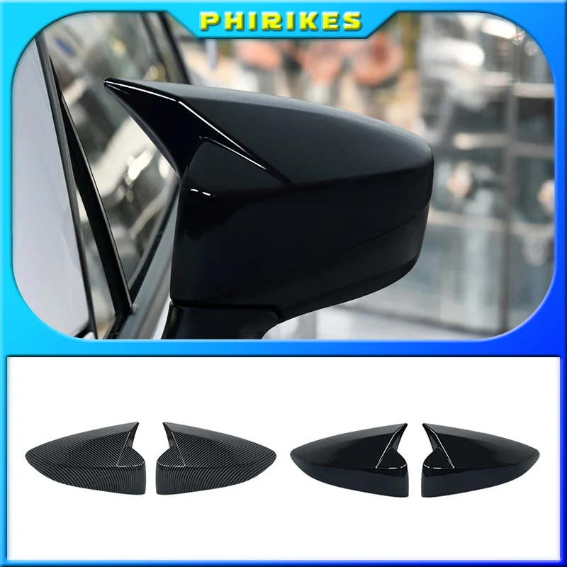 

For Toyota GT 86 GT86 Subaru BRZ 2012-2020 ABS Carbon Fiber Side Door Rearview Mirror Cover Trims Auto Exterior Accessories
