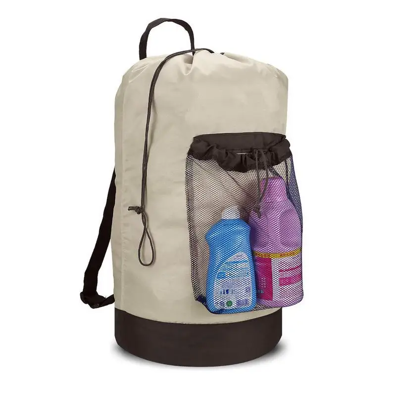 

Outdoor Dirt Clothes Washing Storage Pouch Organizer Camping Travel Drawstring Laundry Bag Laundry Backpack For Dirty Clothes