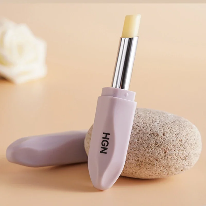 Стойкий натуральный бальзам для губ с фруктовым вкусом увлажняющий и не жирный