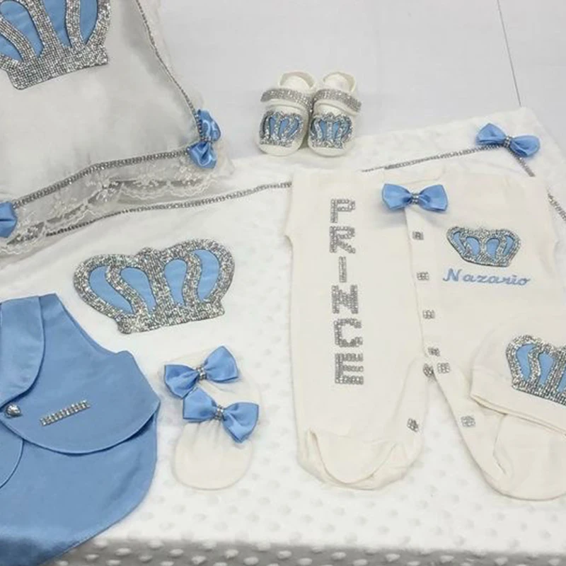 Кукольный дизайн Турция комплект из 5 предметов с короной мятный свадебный наряд