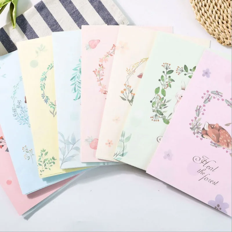 

10pack Envelope Set Cartoon Animal Garland Wholesale Business Stationery Student Birthday Gift Award A4 Letter Paper 19x28cm