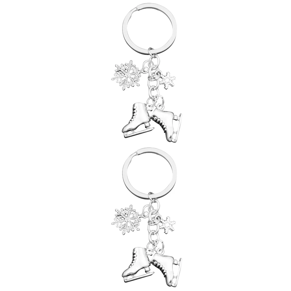 

Christmas Gifts Pendant Ornaments Key Cute Hook Chain Keychainholiday Skating Stuffers Stocking Icefavors Partyhandbag Charm