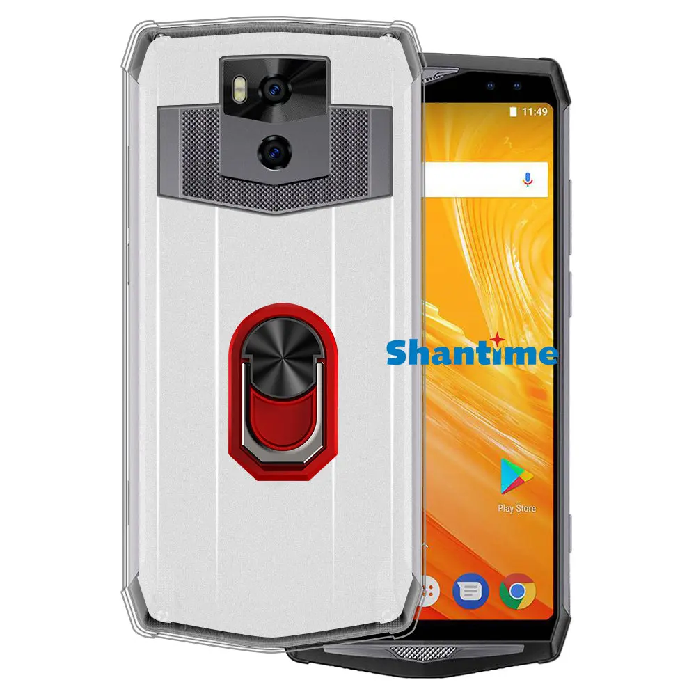 Роскошный ударопрочный кольцевой держатель для Ulefone Power 5 Чехол Мягкий