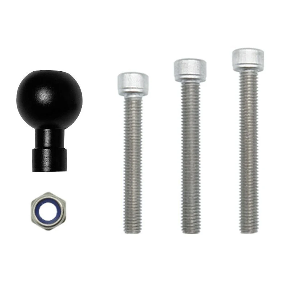 new motorcycle parts handlebar clamp base w 1 ball m8 screw ram mounts moto phone holder motorcycle equipments duranle free global shipping