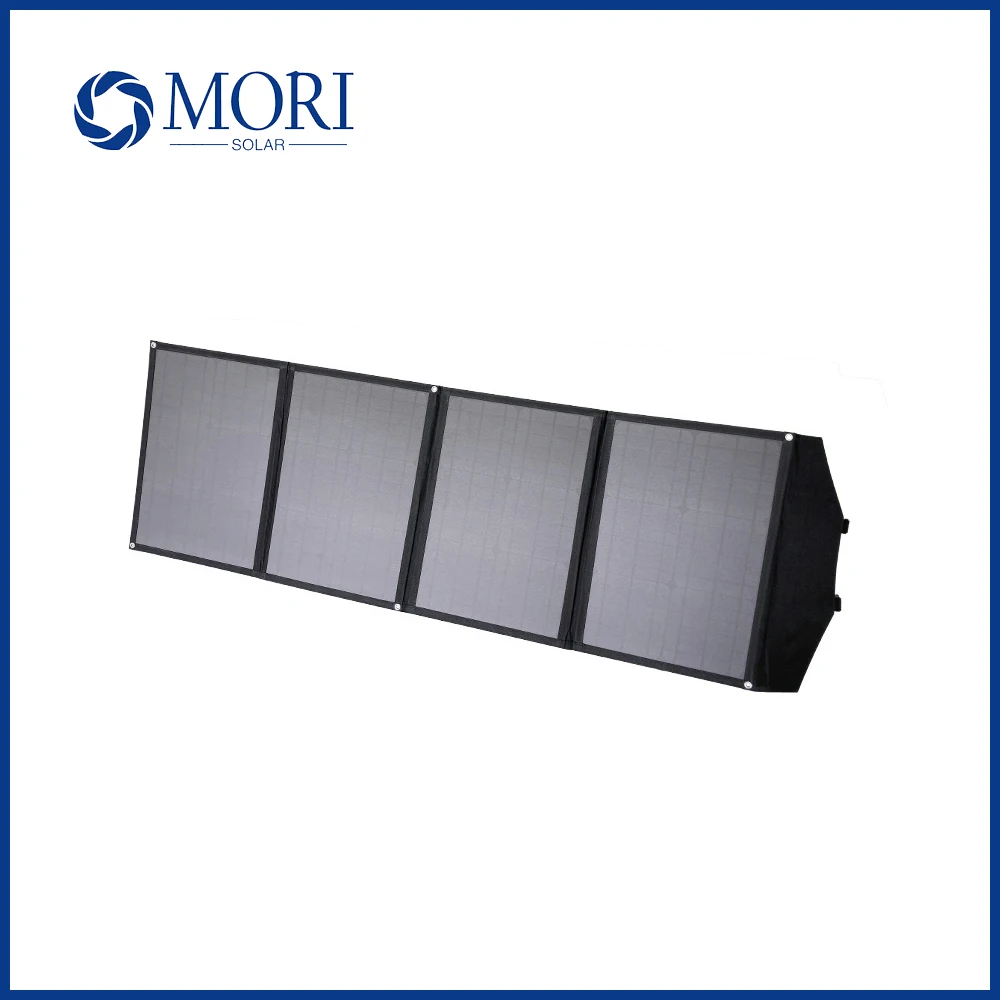

60W/80W/100W/ Solar Panel Portable Folding Bag with Dual USB+DC Output Solar Charger QC3.0 Fast Charging for Mobile Phone