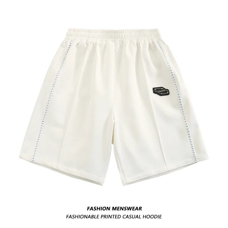 

American Minimalist Design 2022 Summer New Men and Women Lovers Oversize Joker Casual Shorts Sweat