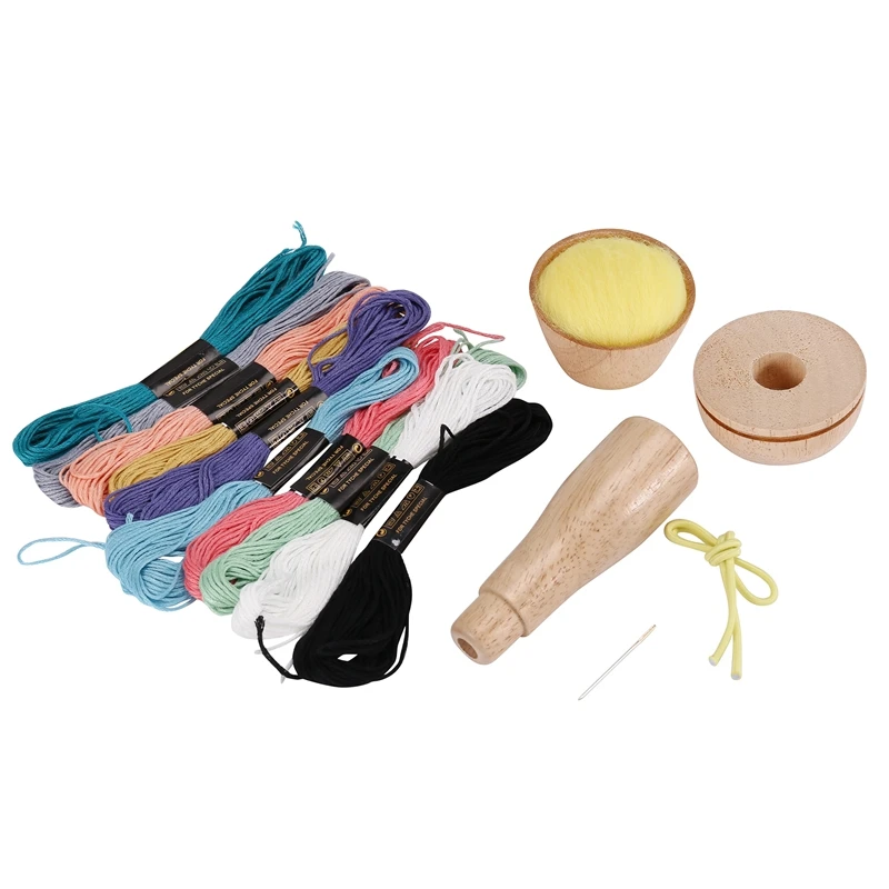 

1Set Solid Wooden Darning Mushroom Patchwork Tool For Mending Clothes And Socks Weaving Crafts DIY Sewing Accessories