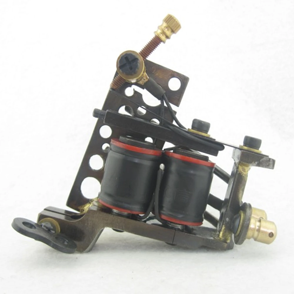 Оригинальная ручная работа 10 оберточная катушка LinerTattoo пулемет для тату комплект