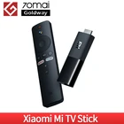 ТВ-флешка Xiaomi Mi TV Stick, оригинальная Европейская версия, Android TV 9,0, Smart Mi Mini TV stick Для россии, 1 ГБ ОЗУ, 8 Гб ПЗУ, Bluetooth 4,2, ключ, Wi-Fi, Google Assistant