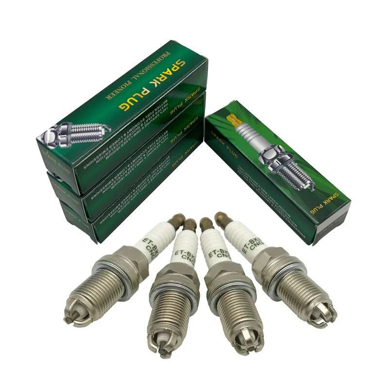 

Комплект из 4 свечей зажигания LPG CNG LNG GREEN с 3 электродами ET-BKR7-CNG для IK20TT VK20 PFR7B-D BKR7EIX BKR-GAS LPG1 IFR7F-4D BKUR6ET-10 BKR6E
