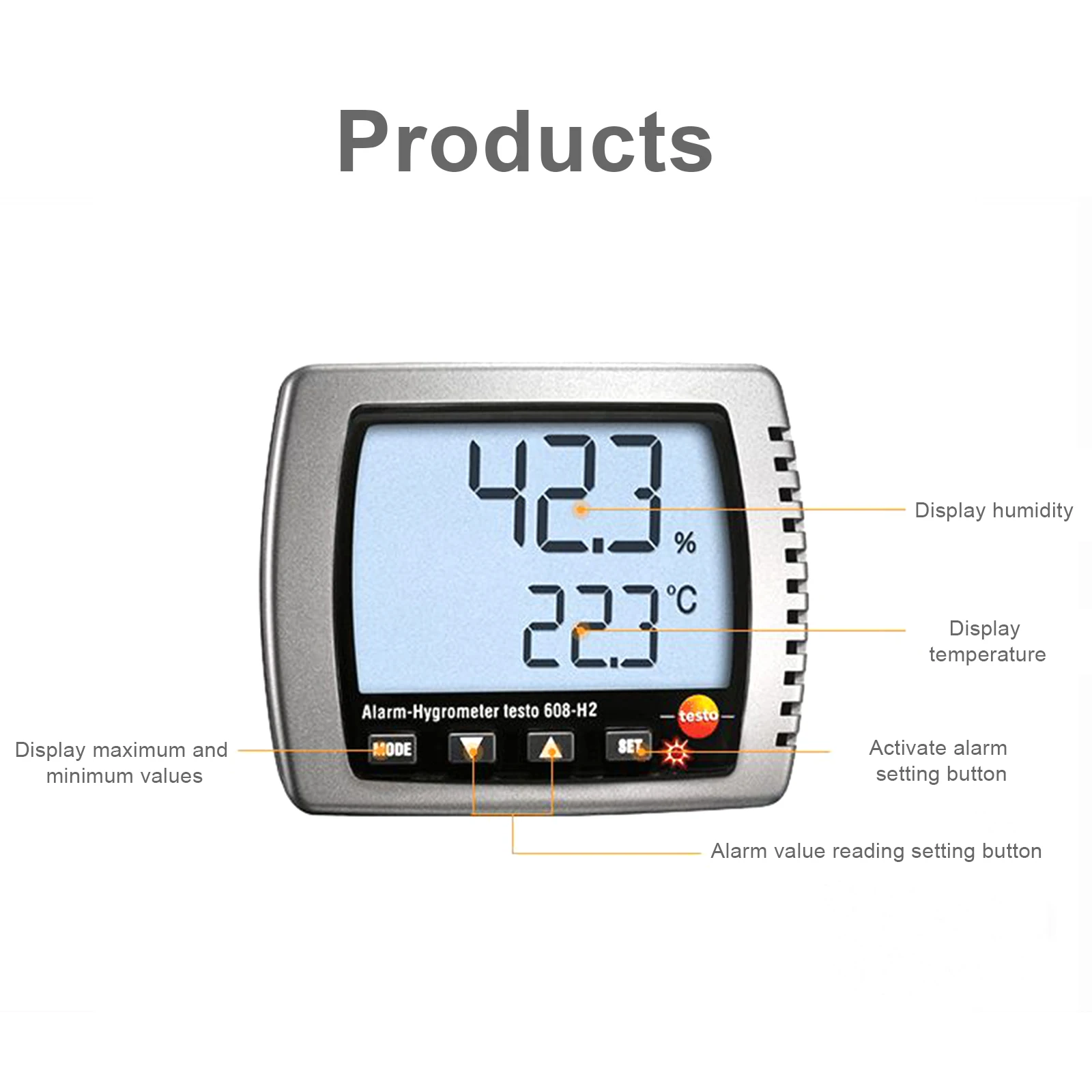 Измерения температуры и влажности воздуха. Гигрометр testo 608-h. Testo 608-h1. Тесто 608 н1 термогигрометр. Цифровой термогигрометр testo 608-h1.