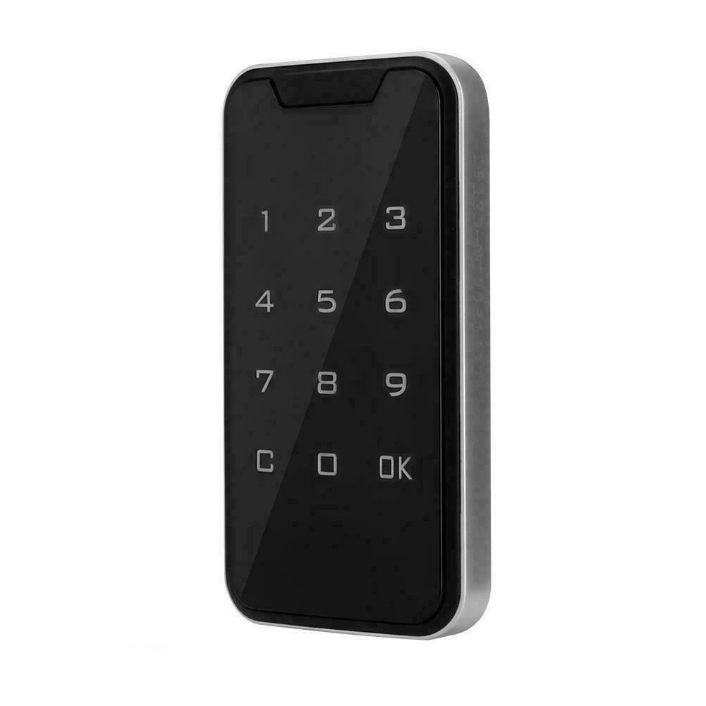 

Electronic Keypad Protection Wardrobes Digital Smart Safety Drawers Cabinet Code Zinc Alloy TouchScreen Password Lock Anti Theft