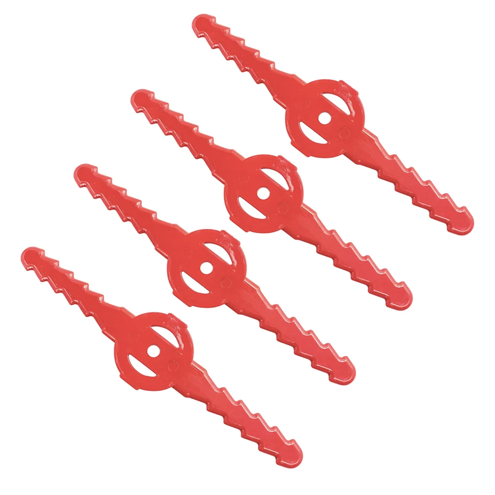 

36pcs Red Easy Install String Trimmer Blade Gardening Tool Lightweight Plastic Replacement Parts Gear Design Portable Universal